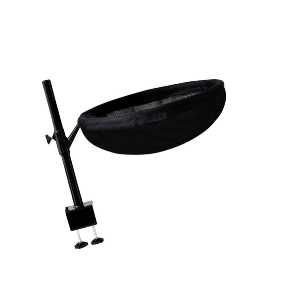 360 Degree Swivels Adjustable Heights Desktop Cats Bed with Space Saving Mount for Desk Edges Felines Comfortable