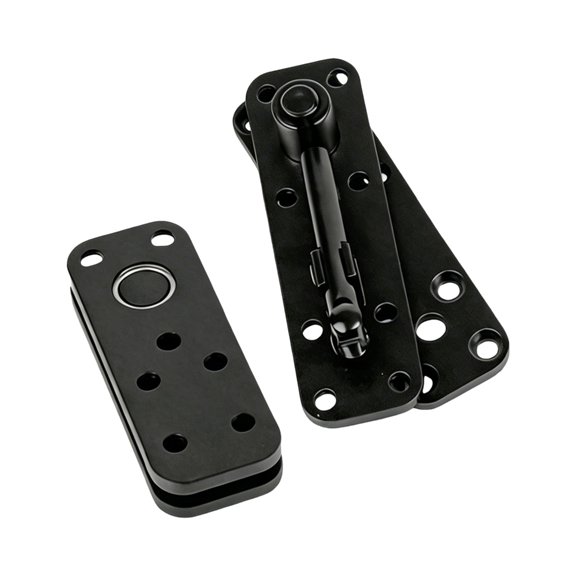 360 Degree Swivels Concealed Hinge Stainless Steel Upper And Lower Hinge For Modern Wood Door Installation Enduring