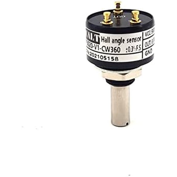 360 Degree Tiny Size 20mm Contactless Digitized Potentiometer Angle Encoder Sensor 0-5v Output 6 mm Shaft$$Electrical