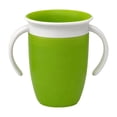 thumbnail image 1 of 360 Degree Toddler Training Cup Baby Drinking Cup Dual Handles Spill Resistant Open Rim Design Children Accessory Tool, 1 of 7