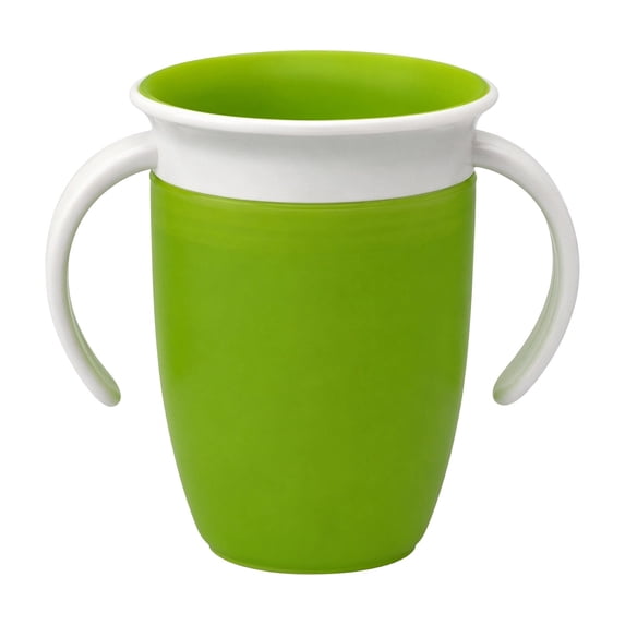360 Degree Toddler Training Cup Baby Drinking Cup Dual Handles Spill Resistant Open Rim Design Children Accessory Tool