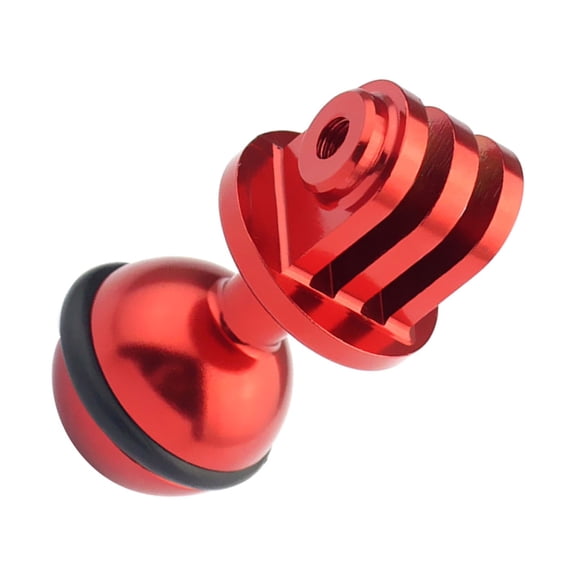 360-Degree Universal Rotation Ball Head Adapter for GoPro Cameras, Easy Installation for Motorcycles and DIY Projects
