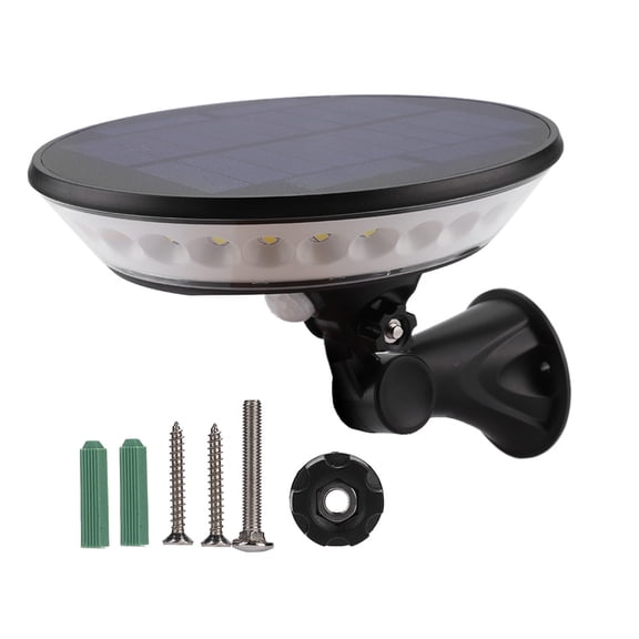 360-Degree Waterproof Solar Panel Sensor Light for Outdoor Security and Landscape Lighting