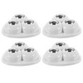 thumbnail image 1 of 360 Degrees Mini No Punching Swivel Casters Wheels Adhesive for Small Appliances 4 Pcs, 1 of 6
