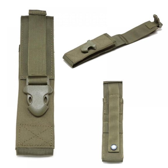 360 Degrees Rotatable camouflage Flashlight Pouch Holster Torch Case for Belt Torch Cover Outdoor Hunting Lighting Accessory Survival Kits