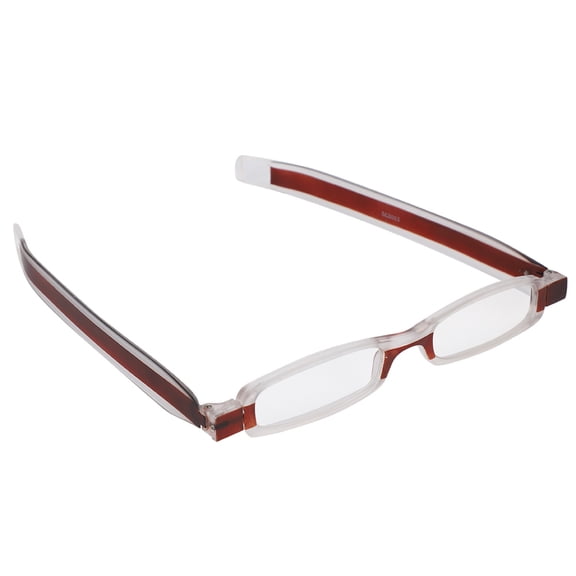 360 Degrees Rotational Folding Dual Color Frame Portable Reading Glasses for Seniors 1.50 Magnification Tea Color 5.5 x 5.5 x 1 Inches / 14 x 14 x 2.6 cm