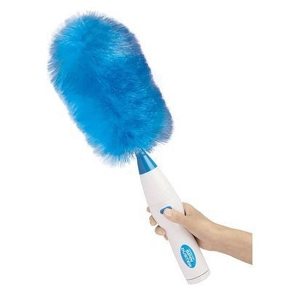 360 Electric Feather Spin Duster Feather Duster Adjustable Electric Dirt Dust Brush Removing Dust in One Spin CleaningUse Battery
