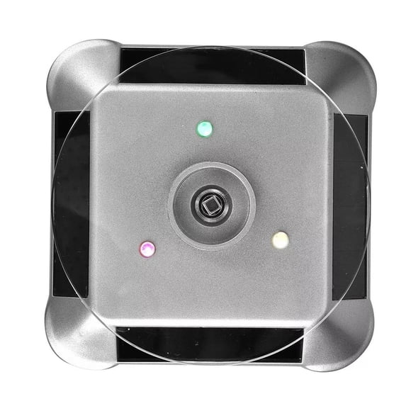 360° Electric Motorized Rotating Display Stand Jewelry Photography Show Holder Silver