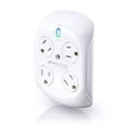 thumbnail image 1 of 360 Electrical 36036 Revolve Surge Protector with 4 Rotating Outlets,White, 1 of 13