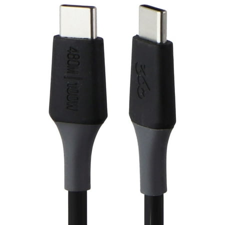 360 Electrical - Infuse 6' USB Type C-to-USB Type A Cable - Black