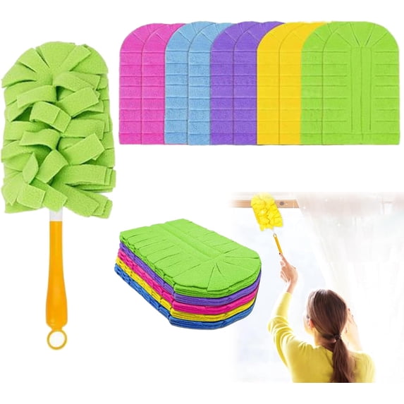 360° Electrostatic Duster Refills — The Sustainable Choice for a Dust-Free Home, Reusable Duster Refills, 360 Heavy Duty Duster Refills for Cleaning, Office, Ceiling Fan