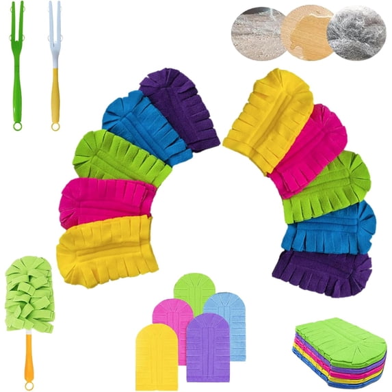 360° Electrostatic Duster Refills, The Sustainable Choice for a Dust-Free Home, Duster Refills Reusable, Duster Refills Washable for Hand Duster