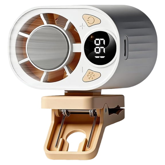 360 Flexible Direction Rotation Fan Car Clip On Bladeless Cooling Fan Semi Cooling Tech Office Use