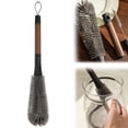 thumbnail image 1 of 360 Flexible Silicone Bottle Brush Long Handle Soft Bristle Cleaning Brush for Water Bottles Cups Narrow Neck Containers,Bottle Cleaner,Straw Brush,1PC,Black, 1 of 8