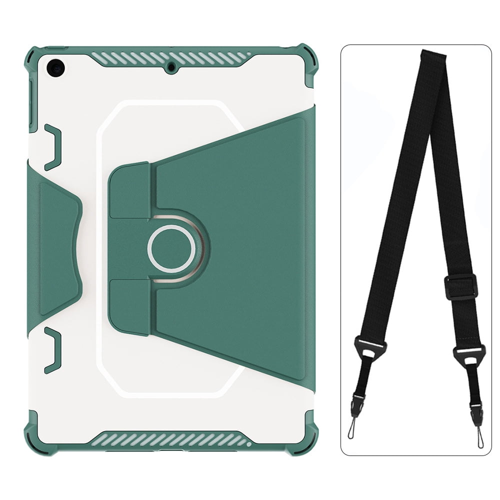 Custodia Angel Stitch Con Rotazione 360° Per IPad 7/8/9/10a Gen E Air 3 – 10.2/10.9 Pollici – Blu