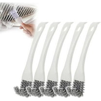 360° Gap Cleaning Brush Set for Kitchen Stove Grills - BBQ Grill Cleaner with Scraper, 2-in-1 Bird Cage Long Handle Shovel Cleaner, Multi-Function Scrubber Brush for Range Hood Grease Grime (5)