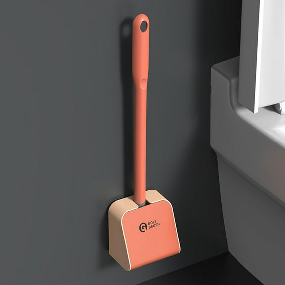 360° Golf Toilet Brush Set, Non-Slip Waterproof Toilet Cleaner, Automatic Lid, Quick-Drying, Deep Cleaning for Corners, Multipurpose for Bathroom and Sinks