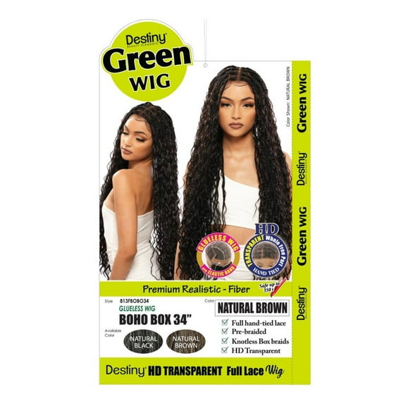 360 HD FULL LACE WIG BOHO BOX 34 Inch GLUELESS Ready To Go