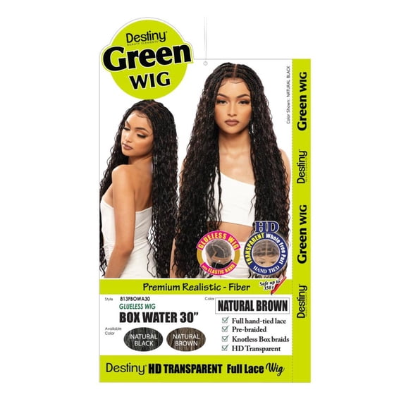 360 HD FULL LACE WIG BOX WATER 30 Inch GLUELESS Ready To Go