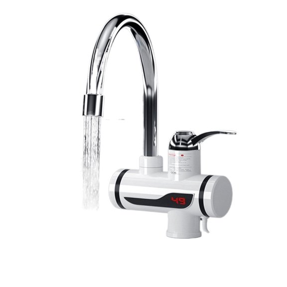 360°Kitchen Electric Heater Instant LED Faucet, Home Hot Water Tap Fast Heat Electric Hot Water Heater Faucet Kitchen Instant - Modern Design