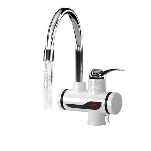 360°Kitchen Electric Heater Instant LED Faucet, Home Hot Water Tap Fast Heat Electric Hot Water Heater Faucet Kitchen Instant