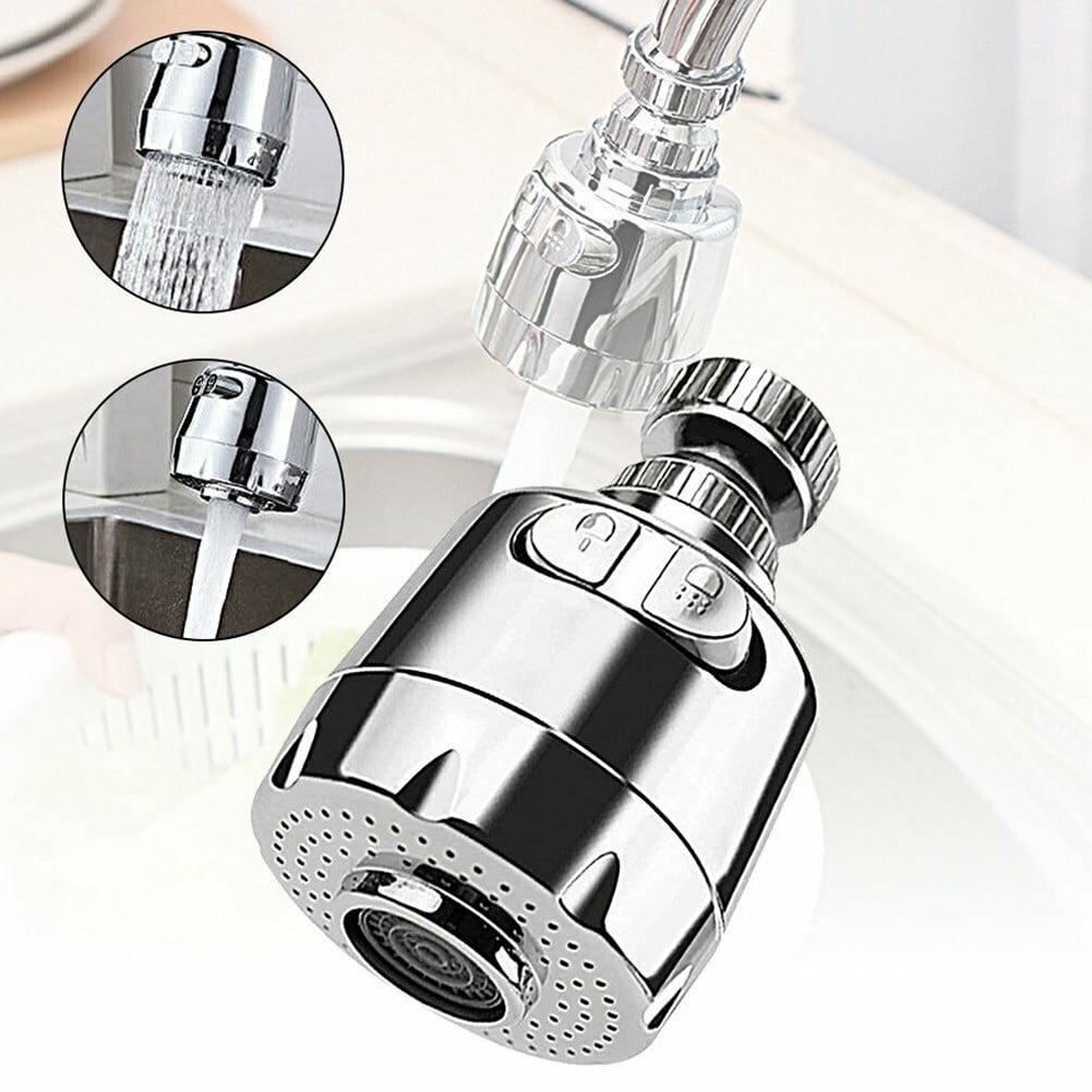 360 Kitchen Tap Head Water Saving Faucet Extender Sprayer Sink Spray Aerator