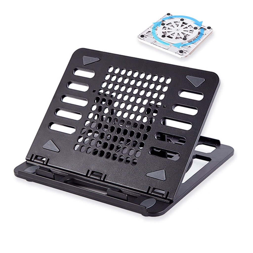 Ergonomic Notebook Stand Portable Foldable Laptop Phone Holder with Heat-Vent to Elevate Laptop 11-17inch 360° Rotating