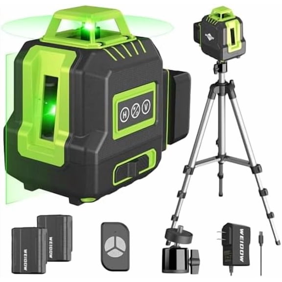 360 Laser Level with Tripod 40in, Self Leveling Laser Level with Pulse Mode, Li-ion Battery*2 Green Line Laser Leveler Tool for DIY Project$$Tools & Hardware Other