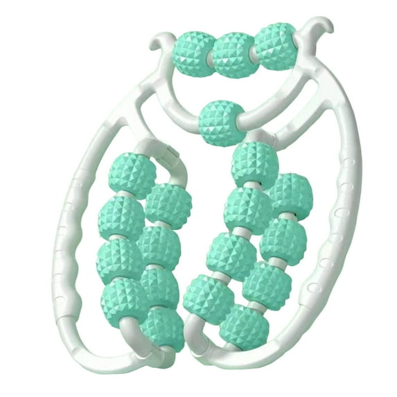 360° Leg Massage Roller with 20 Wheels - Deep Tissue Muscle Relaxer for Thighs, Calf, Neck & Arms, Cellulite Massager for Women & Men, Portable Pain Relief Tool