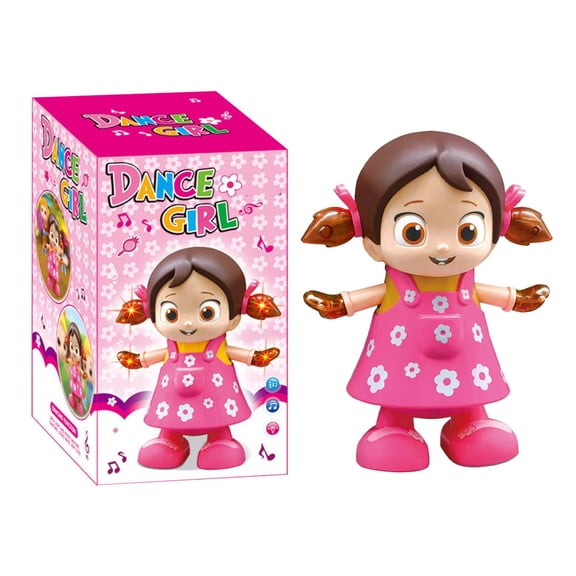 360° Light Up Dancing Girl Tricycle | Interactive Toy for Kids Ages 3-7 | Music LEDs & Swivel Motion Experience