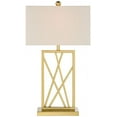 360 Lighting Claudia 26 1/2" Tall Square Modern Glam Luxe Table Lamp