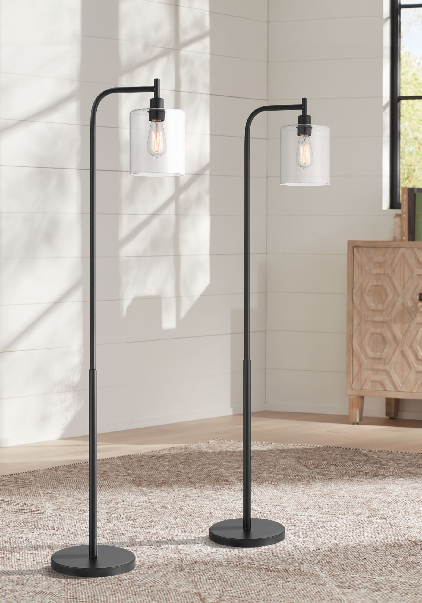 360 Lighting Karis Farmhouse Rustic 62 1/2