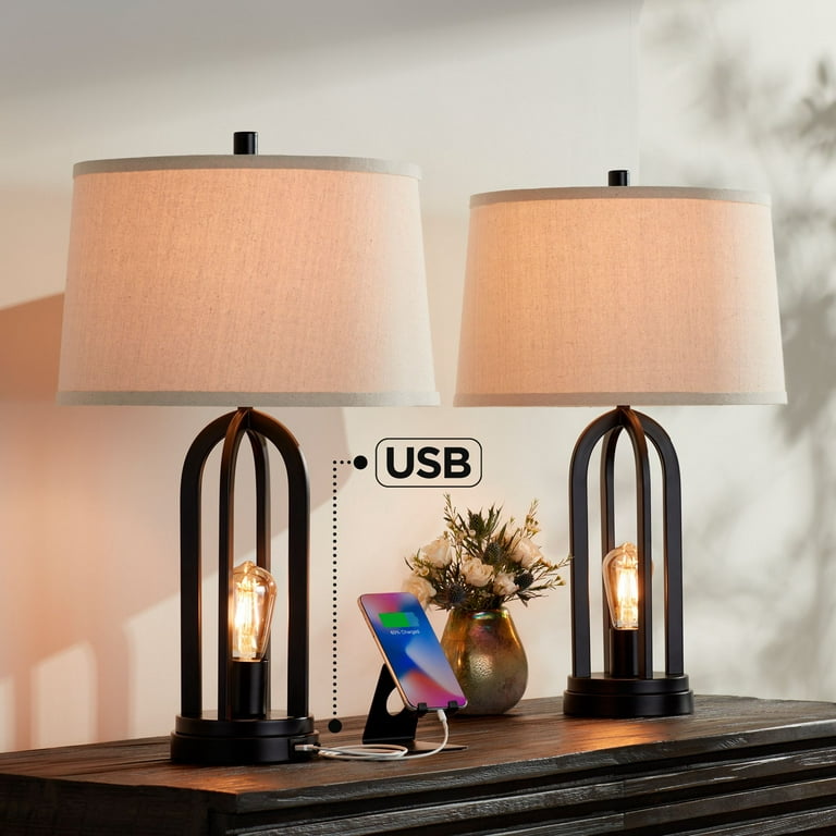 https://i5.walmartimages.com/seo/360-Lighting-Marcel-Industrial-Table-Lamps-24-1-4-High-Set-of-2-Black-with-LED-Nightlight-USB-Port-Natural-Shade-for-Bedroom-Living-Room-House-Desk_29fb68be-e466-4365-8086-681a1ee035f7.c494b1399653986dced7db4622aa8286.jpeg?odnHeight=768&odnWidth=768&odnBg=FFFFFF