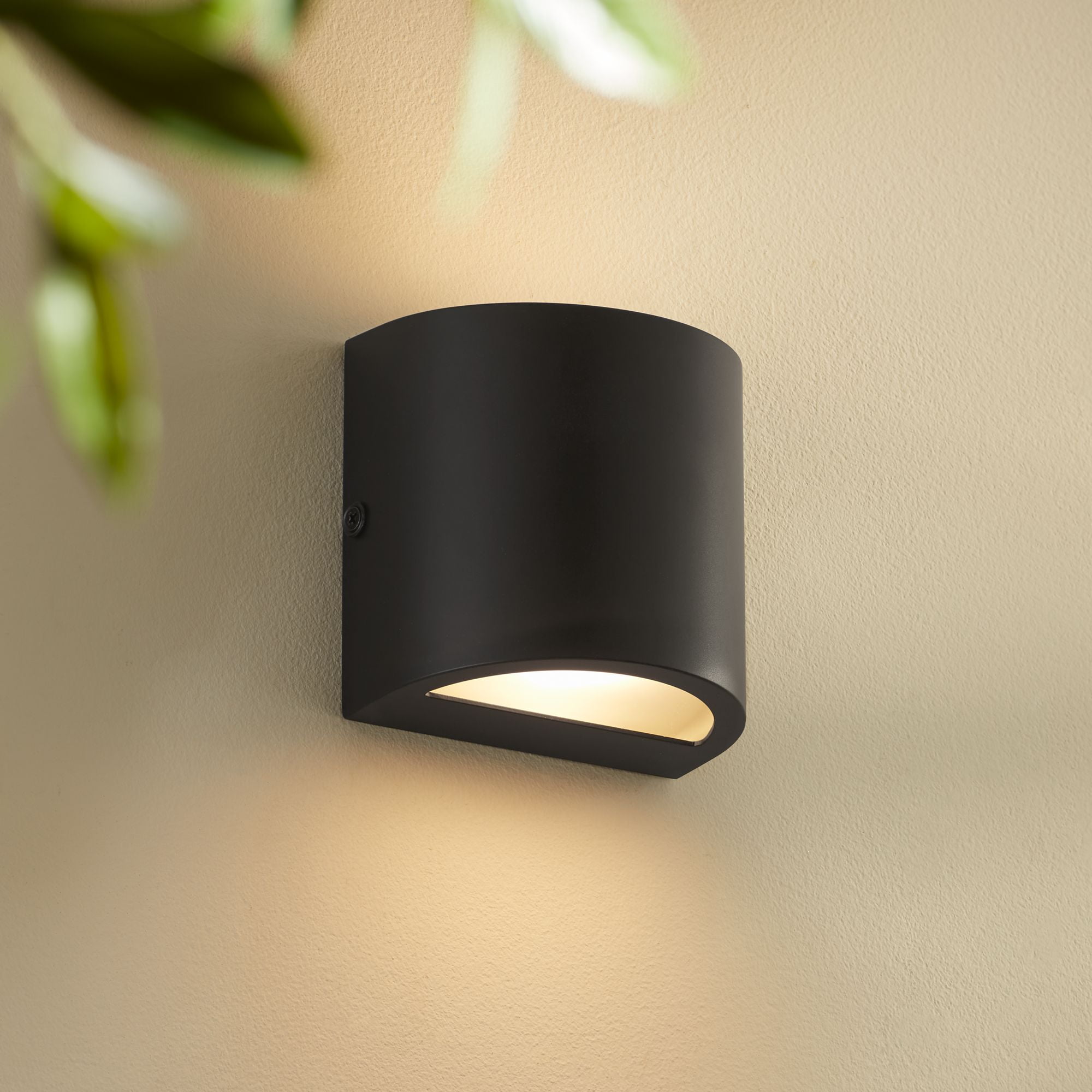 360 Lighting Marisha 4 3/4" High Black LED Outdoor Wall Light