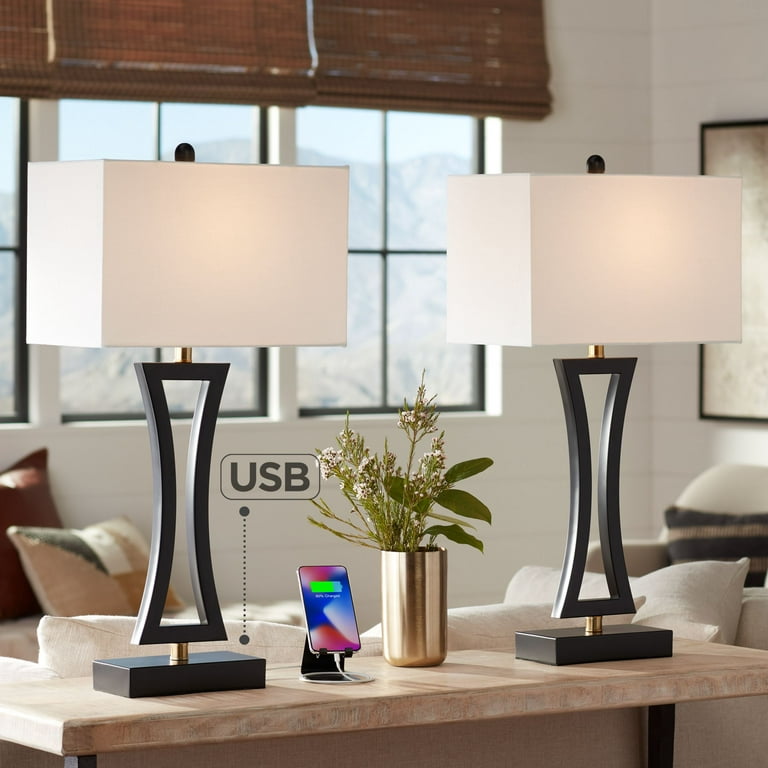 360 Lighting Roxie Modern Table Lamps