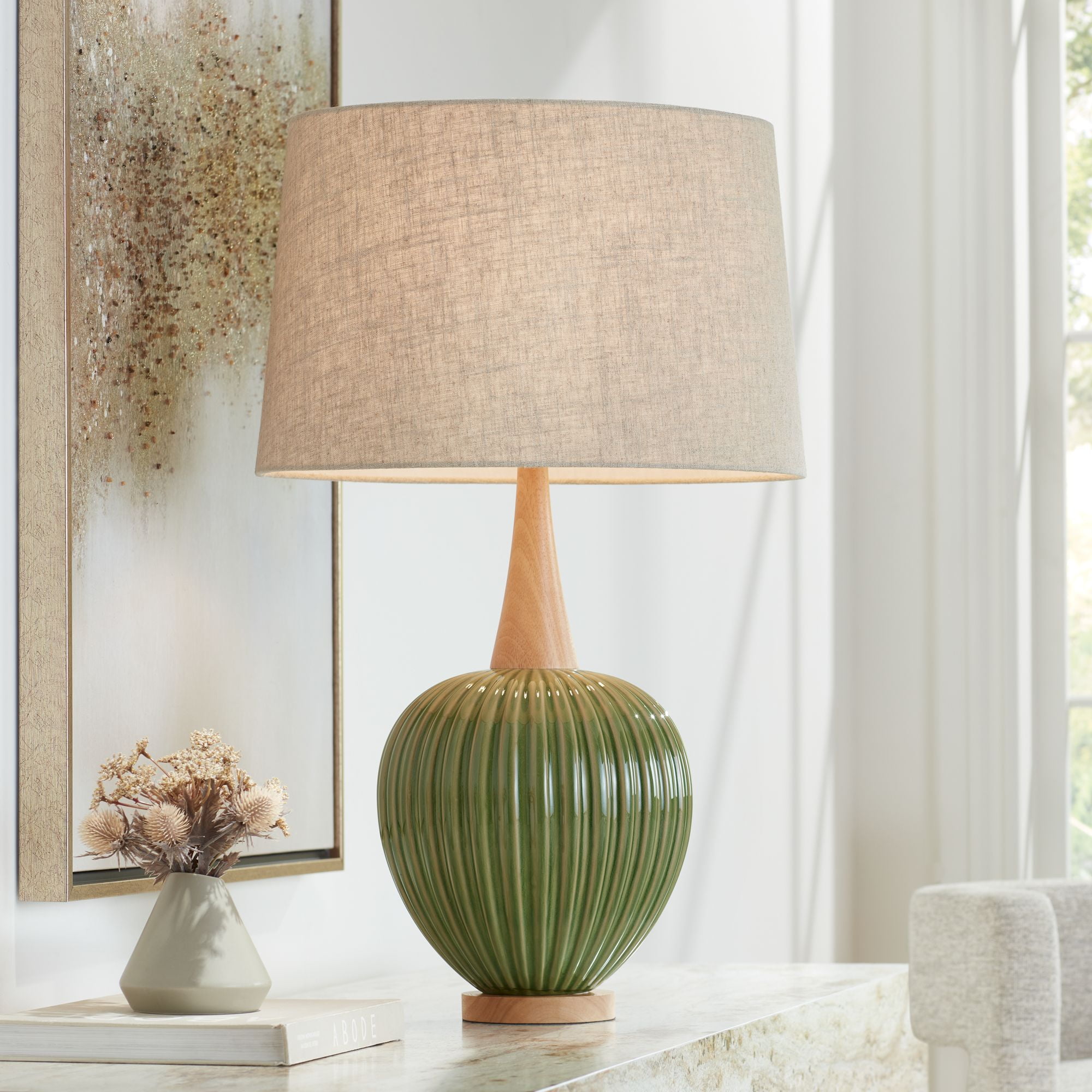 Mid Century Modern End Table Lamp