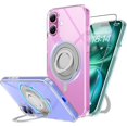 360° Stand for iPhone 16 Plus Case with Finger Ring