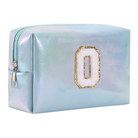 360 Makeup Organizer Makeup Brush Holder with Makeup Traveling Case with Lights Barber Organizer Travel Caboodle Large for Nails Large Capacity Embroidered Alphabet Makeup Bag Toiletry Bag Travel