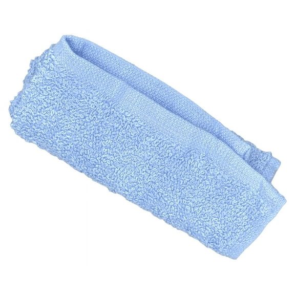 360 Pack 12 x 12 Light Blue Cotton Washcloth Rags | Spa Painting Cleaning Airbnb | Bulk Wholesale Case Packs