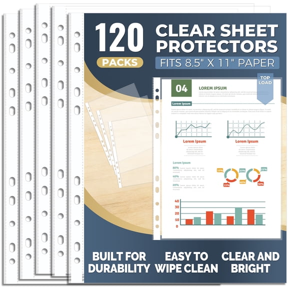 360Pack ClearSheetProtectors8.511Inch,PlasticPageSleevesfor3RingBinder,TransparentLetterSizeDocumentCovers,TopLoading,forPaperDocuments,Home,SchoolandOfficeUse