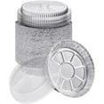 thumbnail image 1 of (360 Pack) Premium 6-Inch Round Foil Pans with Plastic Dome Lids l Heavy Duty l Disposable Aluminum Tin for Roasting, Baking, or Cooking, 1 of 7