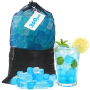 360 Pack Reusable Ice Cubes, Refreezable Plastic Ice Cubes BPA-Free Ice Cubes for Lunch Boxes, Coolers, without Diluting Drinks for Party Hosts & Outdoor Ice Baths Enthusiasts
