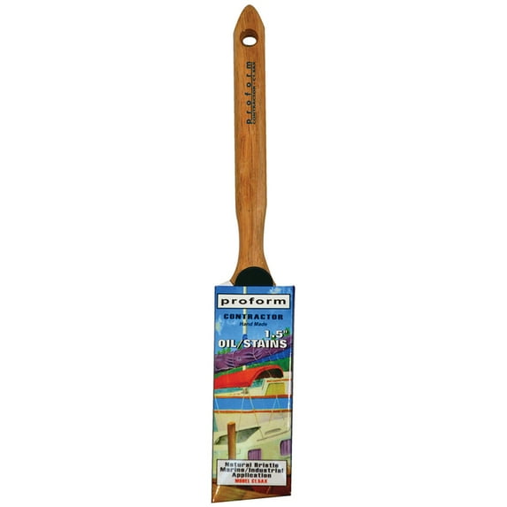 360-Pack of 1-1/2” Proform C1.5AX White China Angled Cut Sash Paint Brush, Standard Handle