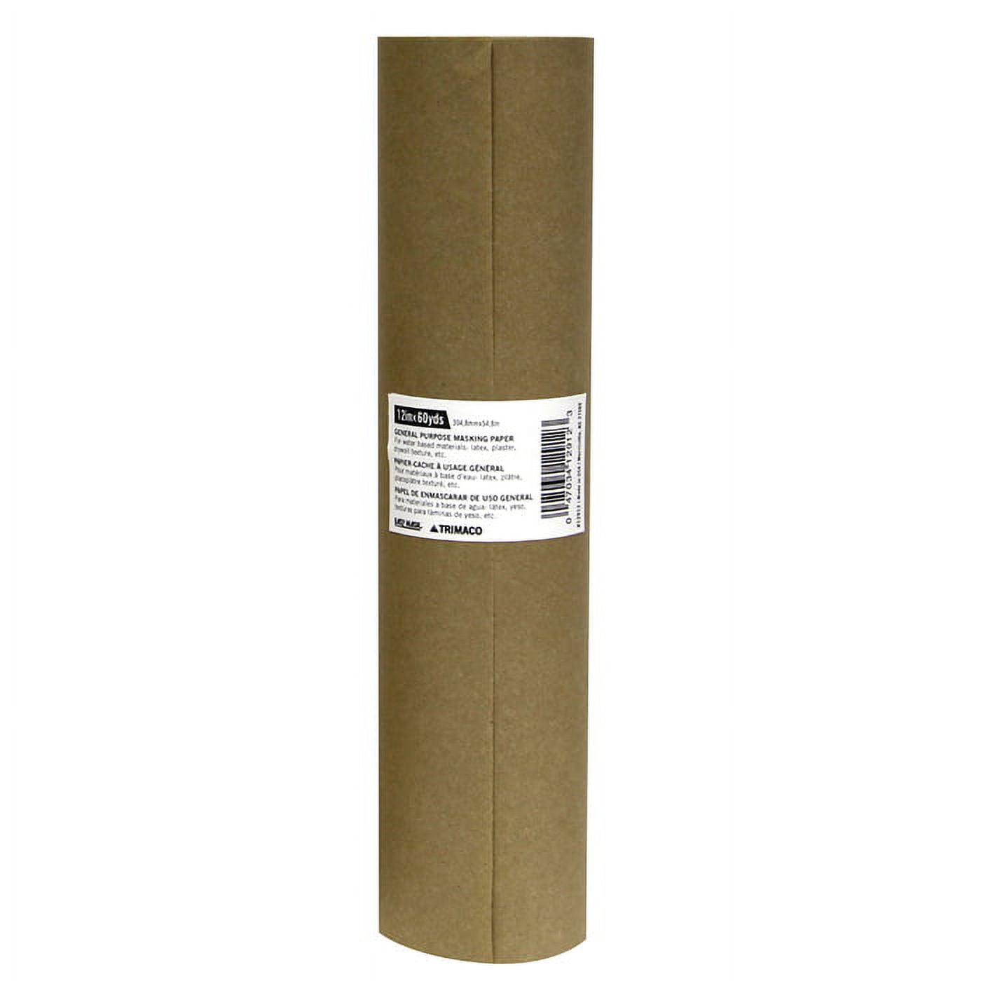 360‐Pack of 12" x 180' Trimaco GP12 Trimaco Brown General Purpose Masking Paper