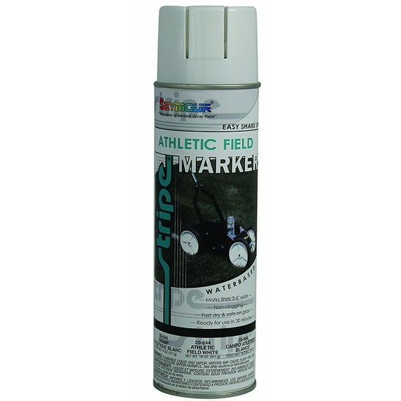 360-Pack of 20 oz Seymour Of Sycamore 20-644 White Stripe Water-Based Inverted Athletic Field Marker Spray Paint