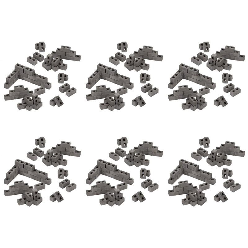 360 Packs Cinder Blocks 1/12 Scale Mini Bricks Concrete Miniature ...