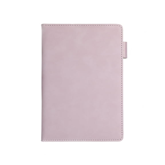 360 Pages Purple A5 Leather Notebook, Thickened Minimalist Business Journal, Custom Logo Engravable Hardcover Diary Notebook for Office Students Gift