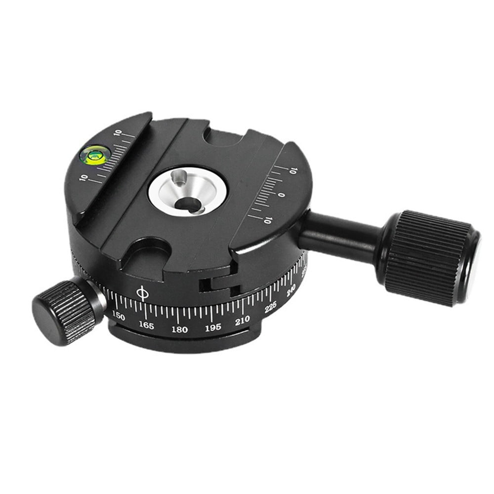 360° Panorama Rotation Tripod Quick Release Plate Clamp Adapter for ...