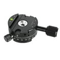 thumbnail image 1 of 360° Panorama Rotation Tripod Quick Release Plate Clamp Adapter for DSLR Cameras – CNC Aluminum Arca Swiss Compatible with 1/4” & 3/8” Mount Threads, 1 of 12