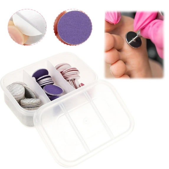 360 Pcs Nail Sheets Sand Discs Remover Pads For Pedicure Manicure Toe Care Smoothing Buffing